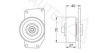 PEUGE 0000575150 Tensioner Pulley, v-ribbed belt